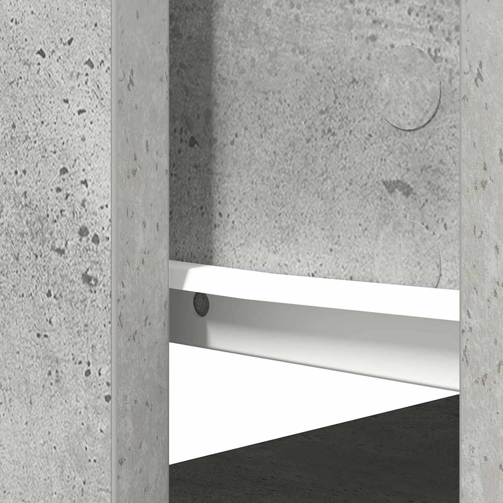 Console Table with Drawers Concrete Grey 85.5x38.5x74.5 cm